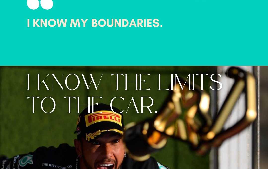 Lewis Hailton quotes