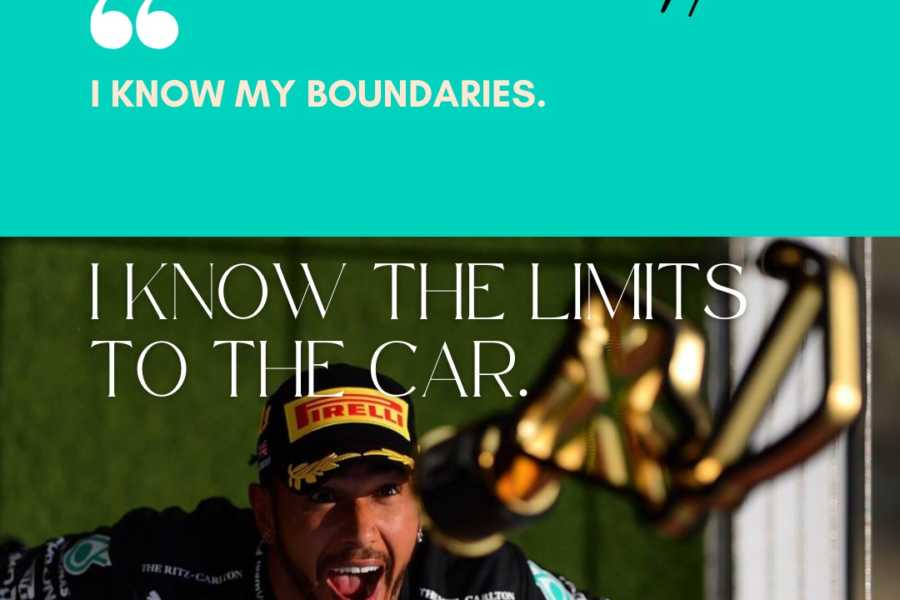 Lewis Hailton quotes