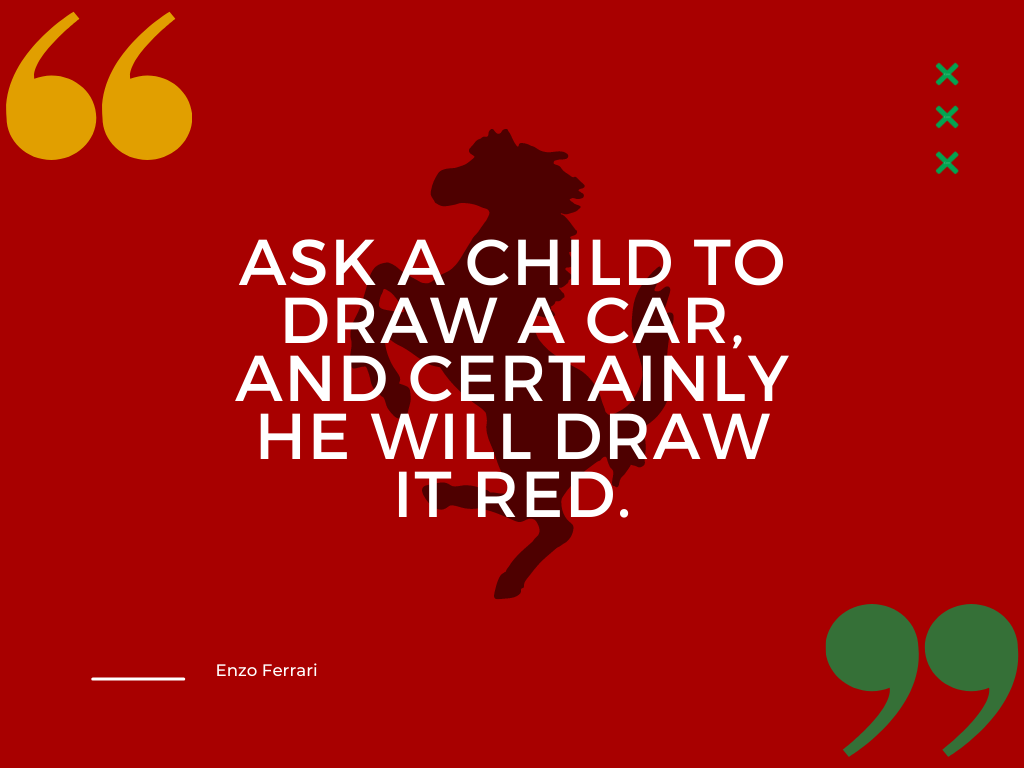 Enzo Ferrari quote about car