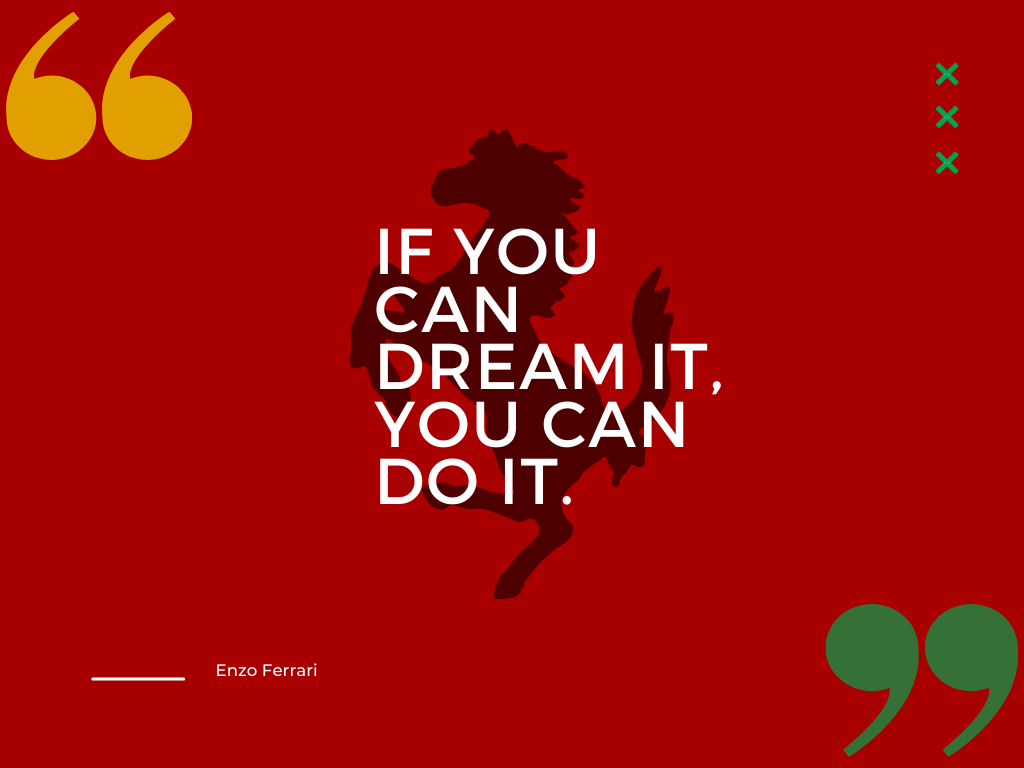 enzo ferrari best quote inspiring