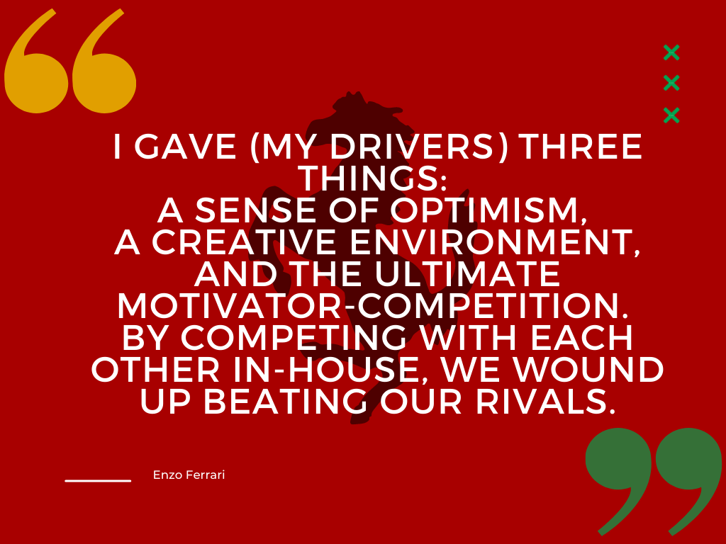 enzo ferrari quote on drivers