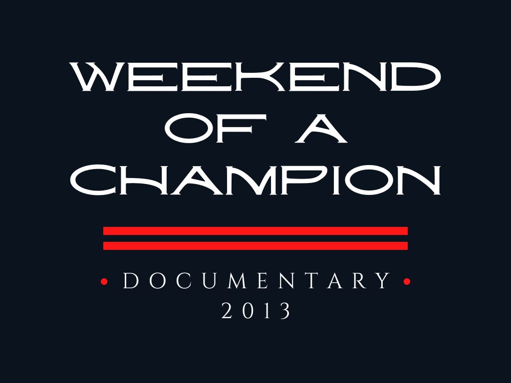 Best F1 movies to watch Weekend of a Champion