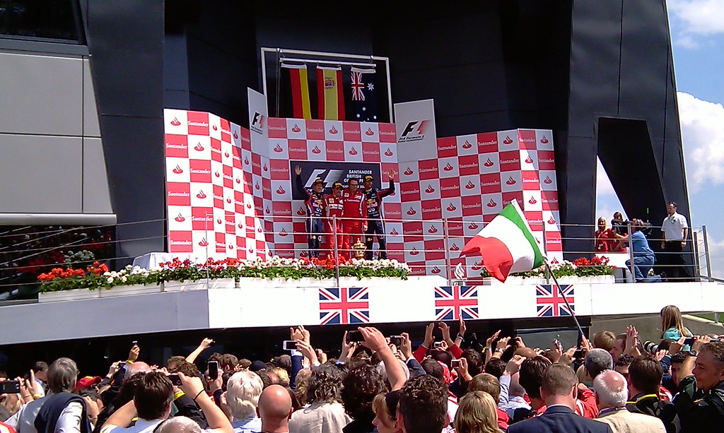 F1 slang podium