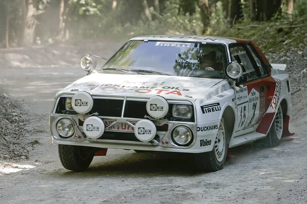 the first group b rally cars: Toyota Celica TA64