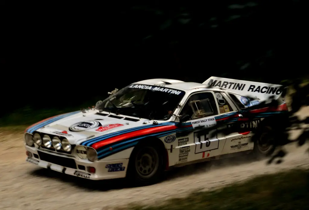 the first group b rally cars: Lancia 037